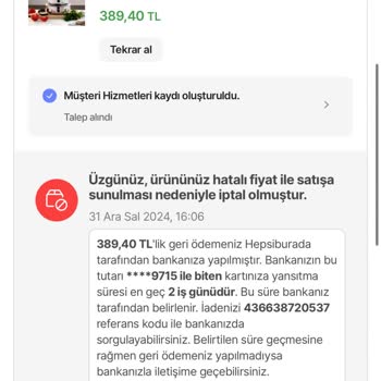Hepsiburada'da Sürekli İptal Edilen İndirimli Ürünler