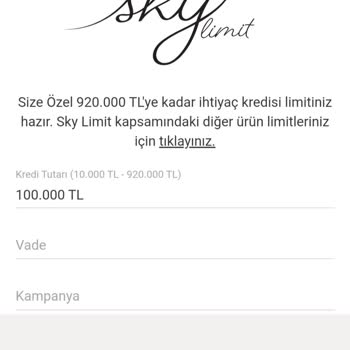 VakıfBank Sky Limit Sorunu: Kredi Limiti Aşıldı Mesajı