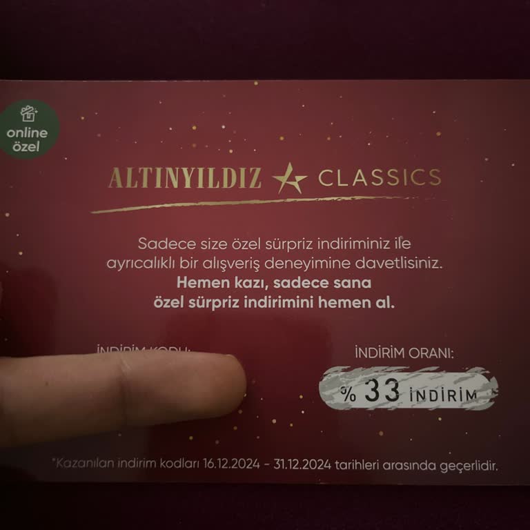 Geçersiz İndirim Kuponu Sorunu