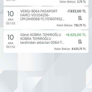 Pasaport Harcı İadesi Bekleyişi