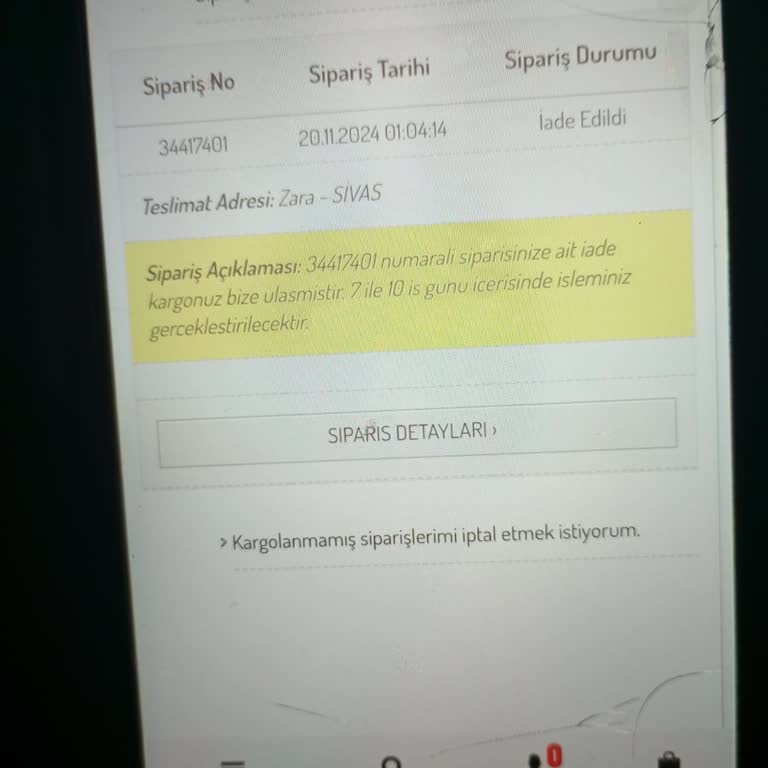 İade Sürecinde Yaşanan Mağduriyet