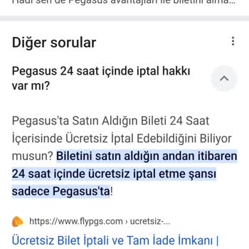 Pegasus İptal Politikası Hayal Kırıklığı
