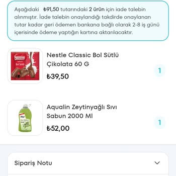 Ürün Değişimi Ve Geciken İade Süreci