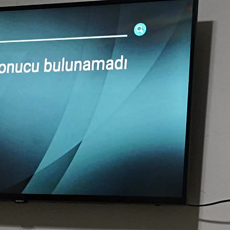 Sunny Smart TV'de Tabii Uygulaması Yükleme Sorunu