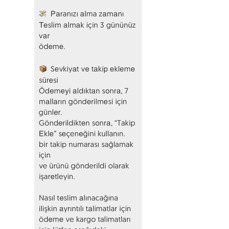 Teslimat Ve Ödeme Sistemi Sorunu