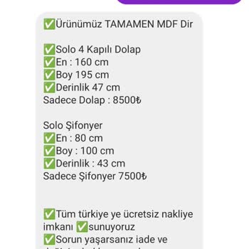 Yanıltıcı Instagram Satıcısı: Ümit MDF Mobilya