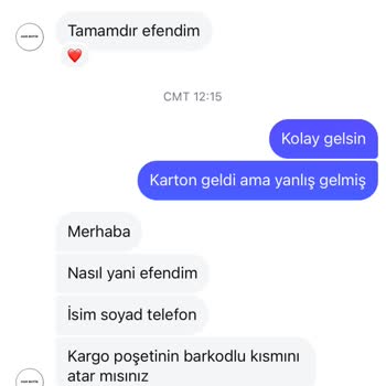 Yanlış Ürün Ve İade Sorunu