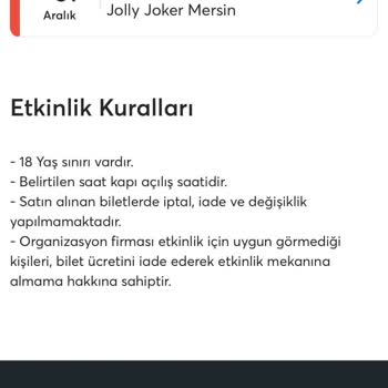 Biletix'ten Alınan Biletle Etkinlik Giriş Sorunu