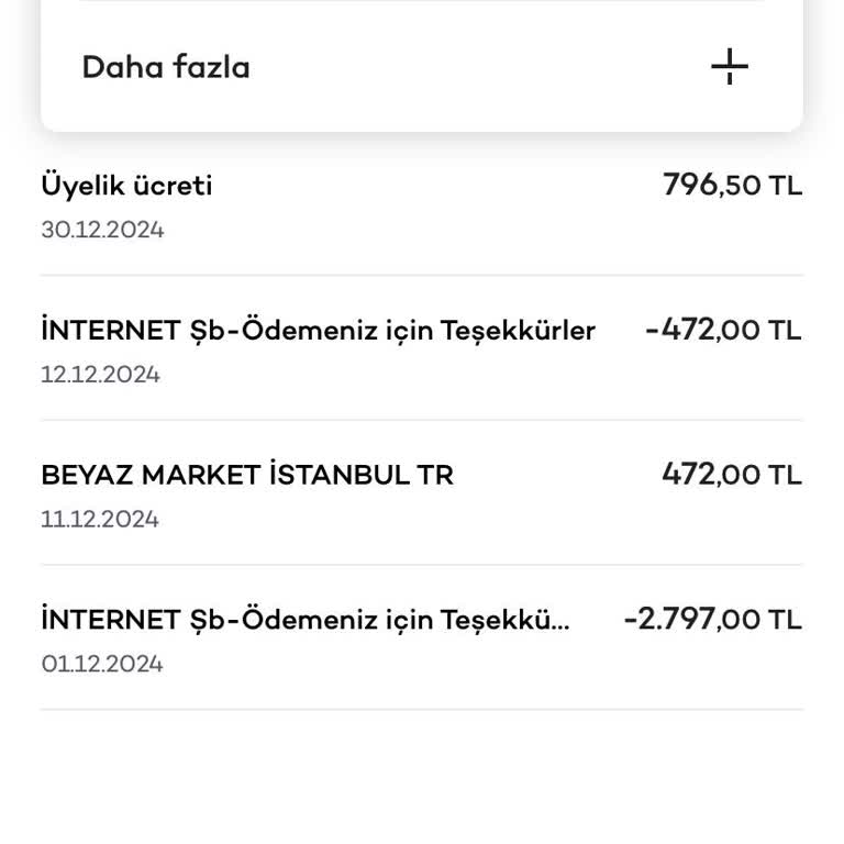 Haksız Kart Aidatı İadesi Talebi