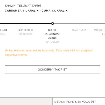 Zara'dan Alınan Ürünlerin Teslim Edilmemesi Ve İade Sorunu