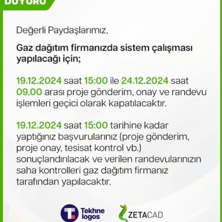 Gazdaş Gaziantep'in Sistem Güncellemesi Mağduriyeti