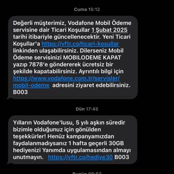 Vodafone Hediye Kampanyası Erişim Sorunu