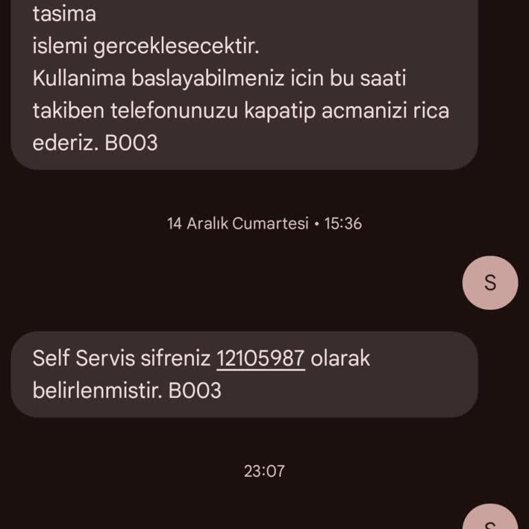 Vodafone Kara Liste Sorunu