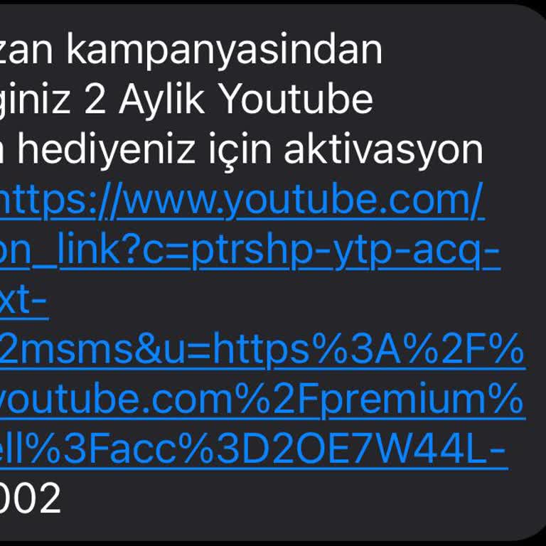 Turkcell'den Kazanılan Youtube Premium Üyeliği Aktivasyon Sorunu