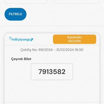 Çeyrek Bilet Amorti Kazancının Tahsilatı Sorunu
