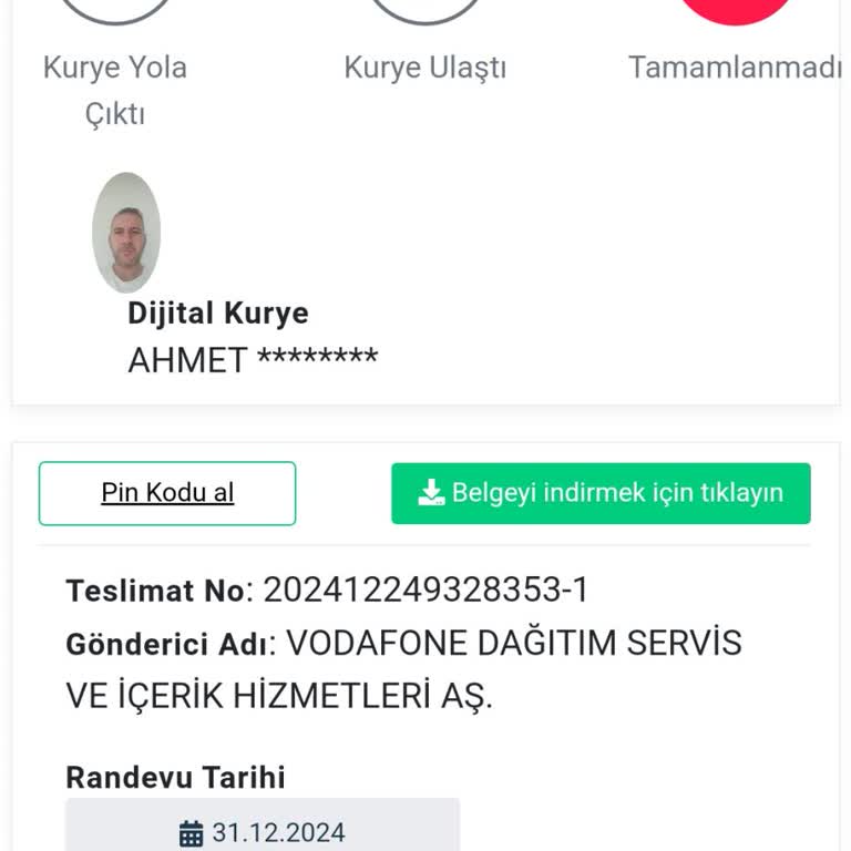 Vodafone Dijital Kurye Sorunu: Hat Taşıma İşlemi Mağduriyeti
