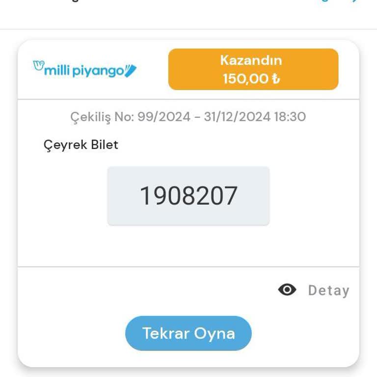 Milli Piyango Uygulamasında Amorti Çekme Sorunu