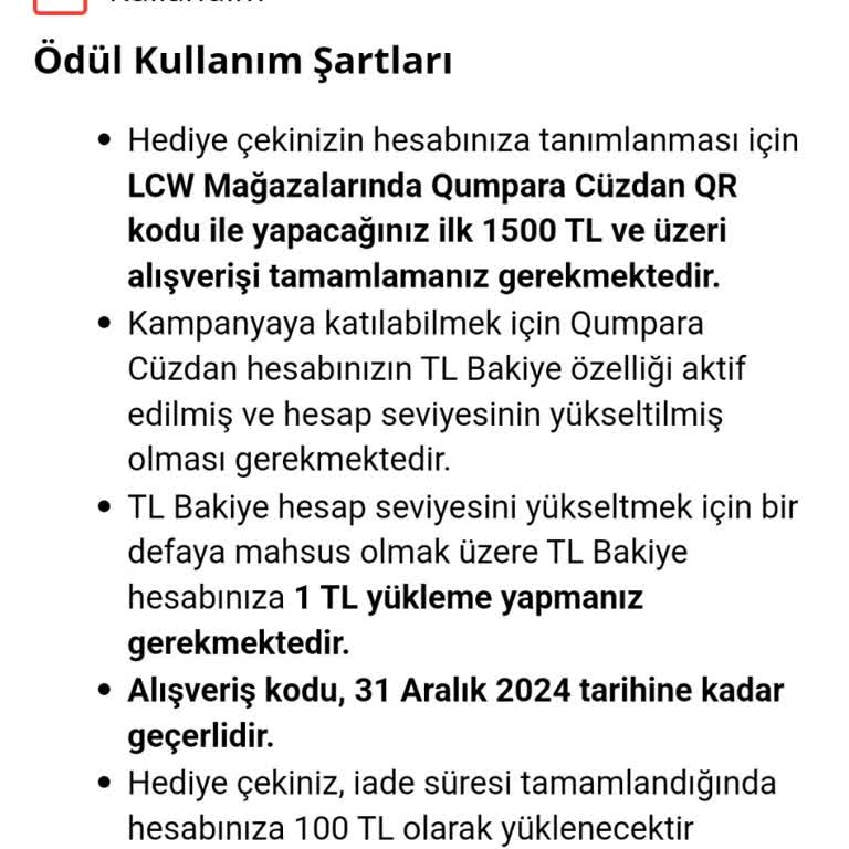 Kazandığım 100 TL Hediye Çeki Neden Gönderilmiyor?