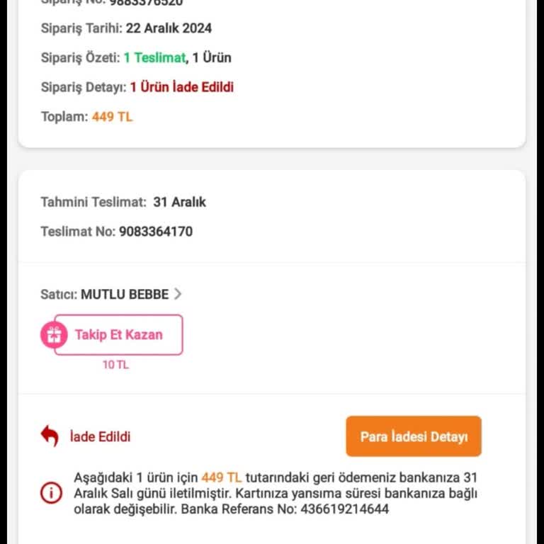 Trendyol'dan Sipariş Sorunu Ve Müşteri Memnuniyetsizliği