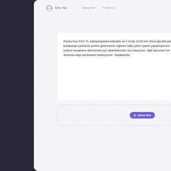 Paribu Kampanyasında Çekim Sorunu