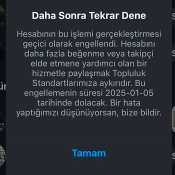 Instagram'da Takip Ve Beğeni Kısıtlamaları: Hesap Güvenliği Sorunu