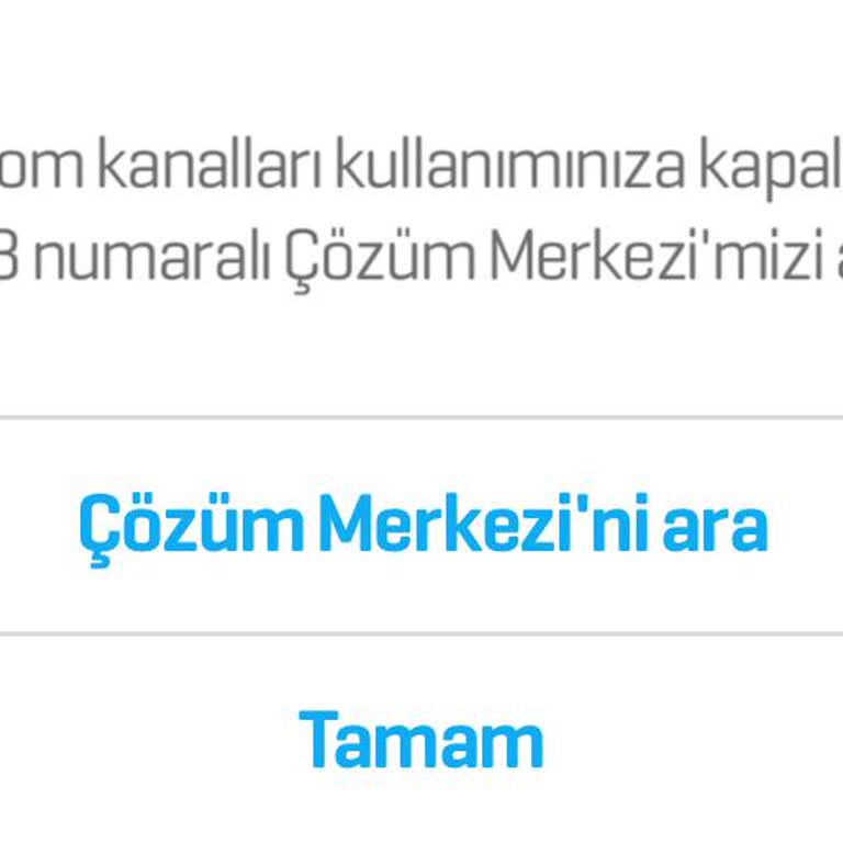 Bloke Edilen Hesap Nedeniyle Mağduriyet
