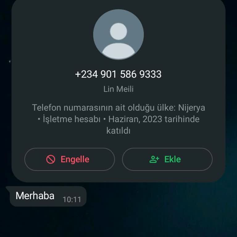 Nijerya'dan Gelen Şüpheli Mesaj Ve Güvenlik Endişesi