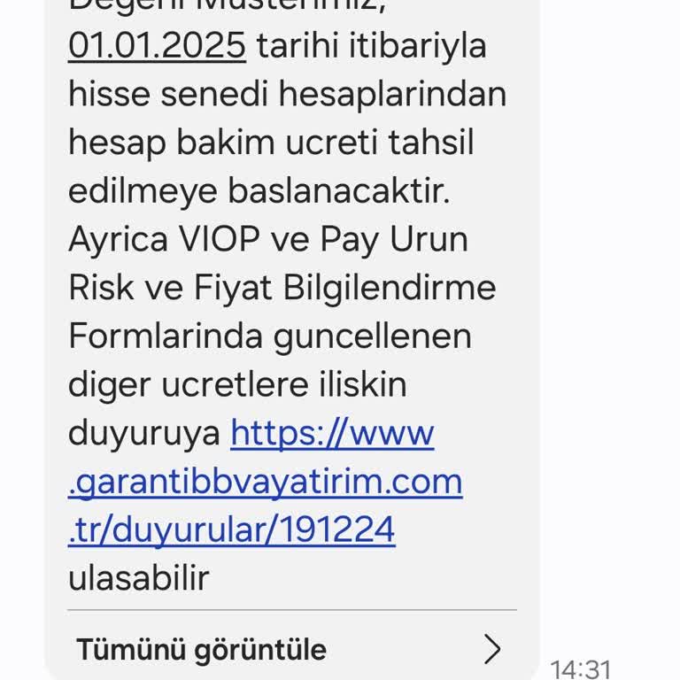 Garanti Bankası'nın Haksız Ücret Politikası