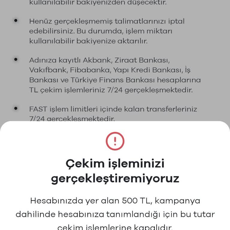 Paribu'dan Vadedilen 500 TL Çekilemiyor