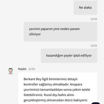 Kazancım Haksız Yere Silindi!