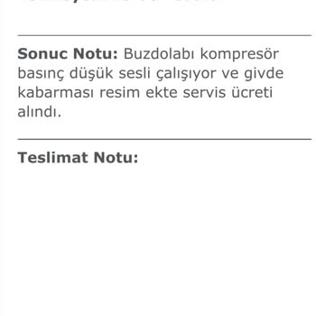 Arçelik Buzdolabı Soğutma Sorunu Ve Yetersiz Servis Desteği