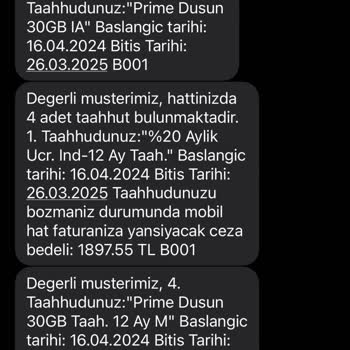 Haksız İki Ayrı Cayma Bedeli Şoku: Türk Telekom'dan Vodafone'a Geçişte Karşılaştığım Sorun