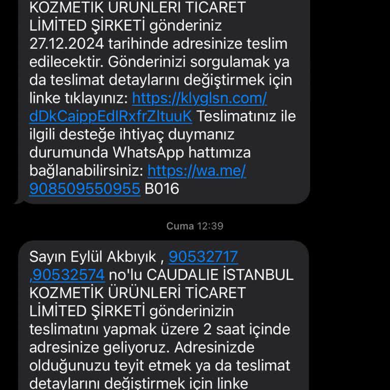 Teslimat Gecikmesi Ve Bilgilendirme Eksikliği