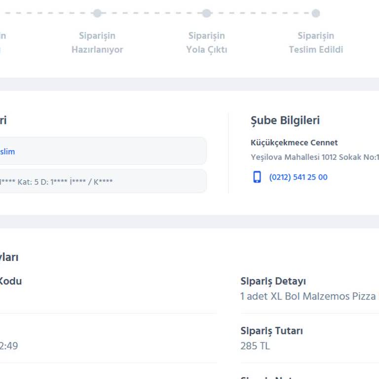 Domino's Sipariş İptali Ve Müşteri Hizmetleri Sorunu