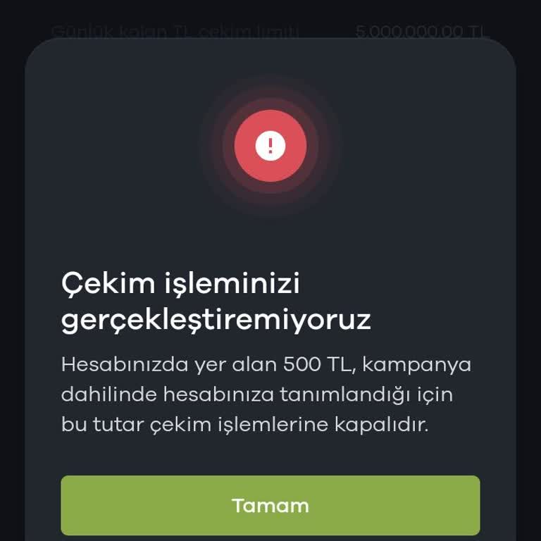 Paribu Kampanya Çekim Sorunu