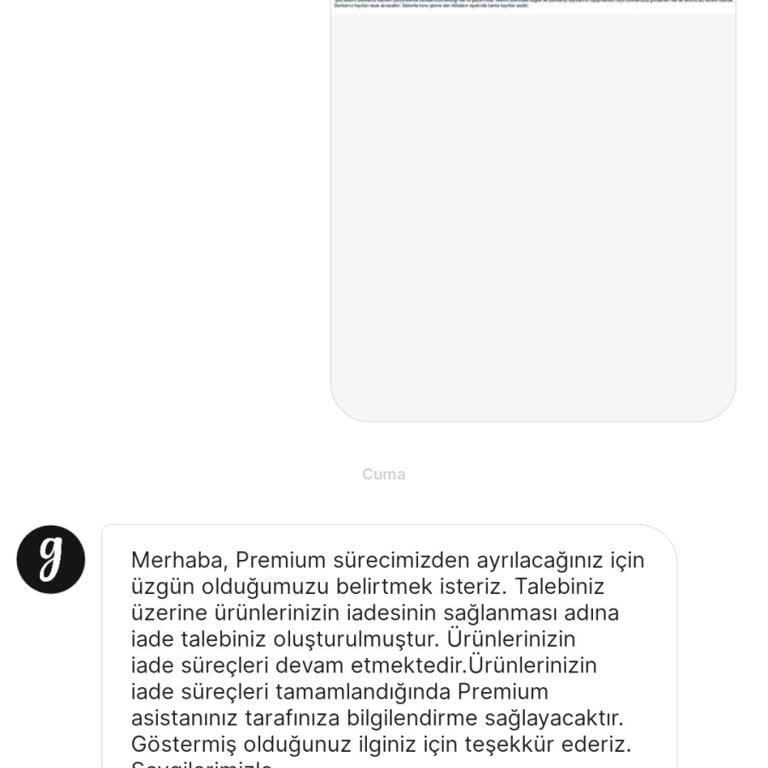 Gardrops Premium Üyelik İptali Ve Ürün İadesi Sorunu