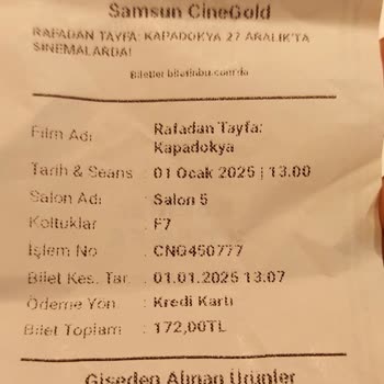 Sinema Bilet Fiyatlarındaki Tutarsızlık Ve Hizmet Bedeli Sorunu