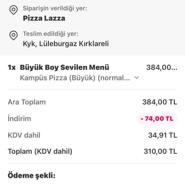 Yanlış Sipariş Ve Geri Ödeme Sorunu