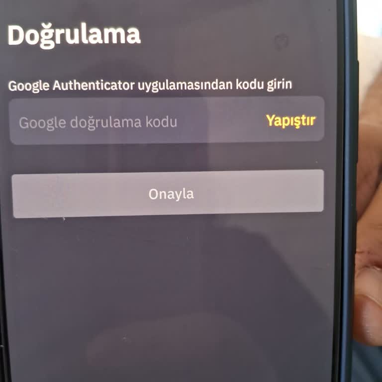 Binance TR Giriş Sorunu: Google Authenticator Erişimi Kayboldu