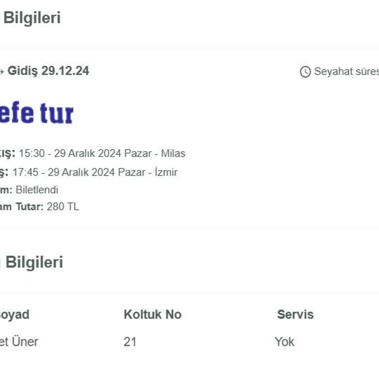 Efe Tur'un Erken Hareket Eden Otobüsü Mağduriyeti