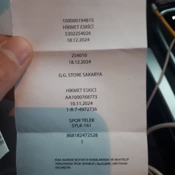 Kısa Sürede Deforme Olan Yelek