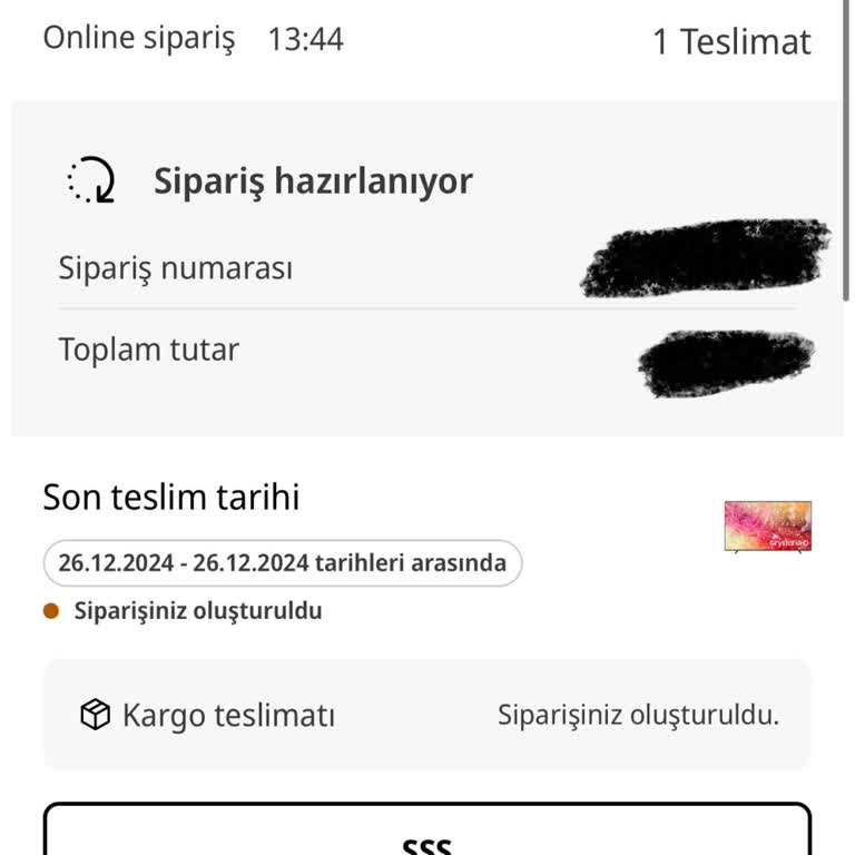 Media Markt'ta Teslimat Sorunu Ve Müşteri Hizmetleri Hayal Kırıklığı
