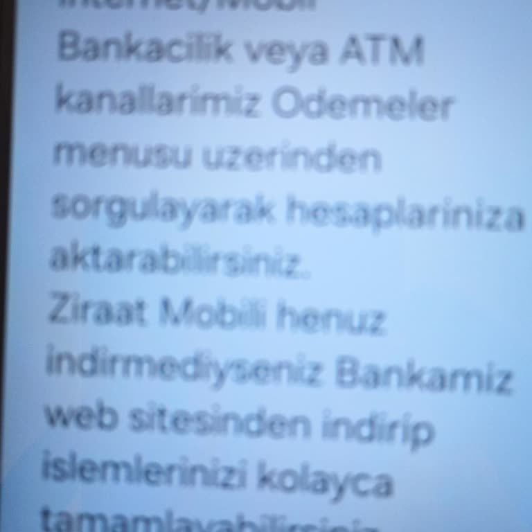 Ziraat Bankası'ndan Anlaşılmaz Mesaj