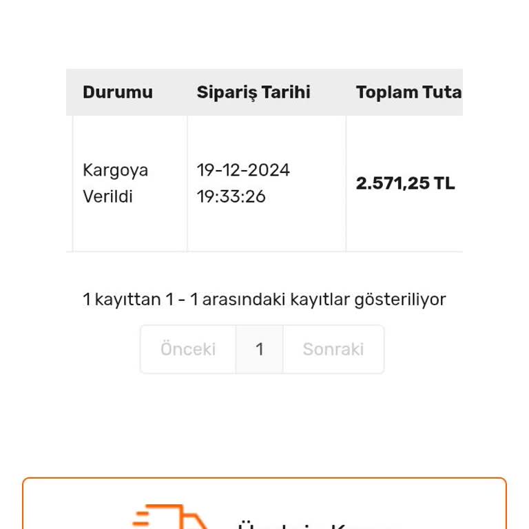 EvOfisDünyası Sandalye Siparişim Gelmedi