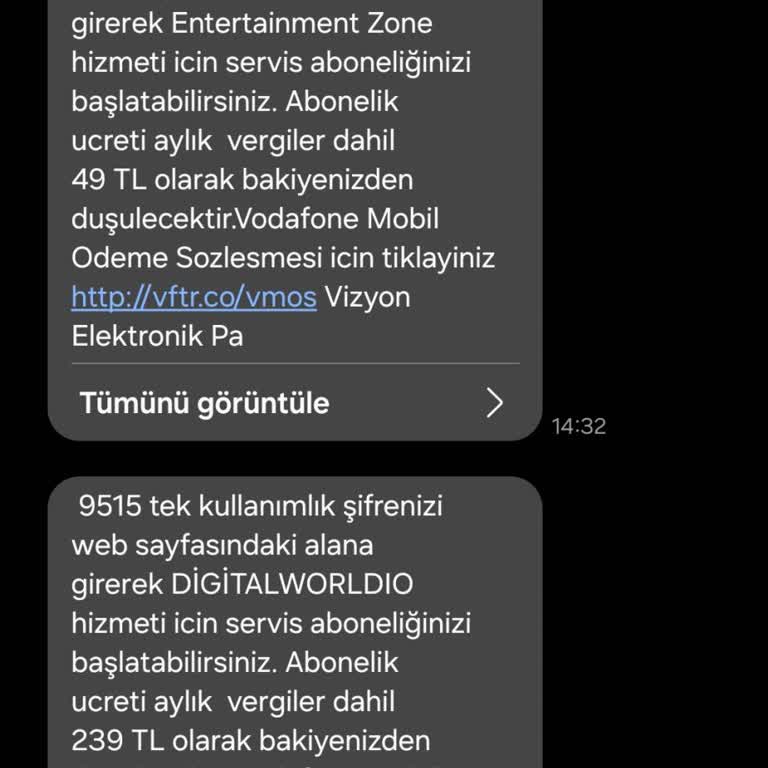 Vodafone'un Google Abonelik Hatası
