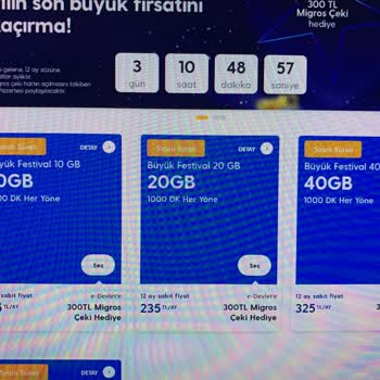 Taahhüt Edilen Migros Hediye Çeki Yüklenmedi