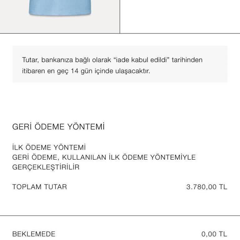Zara Müşteri Hizmetlerine Ulaşamama Ve İade Sorunu