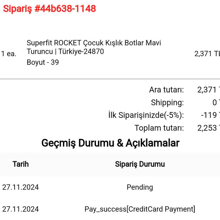 Geç Teslimat Ve İletişim Sorunları