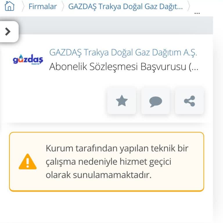 Gazdaş Trakya Doğalgaz Abonelik Sorunu Ve İletişim Eksikliği