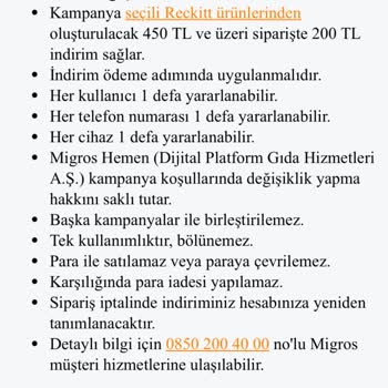 Migros'un Kampanya Ve Sipariş Sorunları